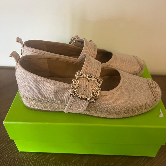 SAM EDELMAN Maddy Espadrille Mary Jane in Light Natural size 7.5 - Picture 9 of 12